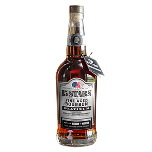 15 Stars Platinum Bourbon Whiskey 750mL