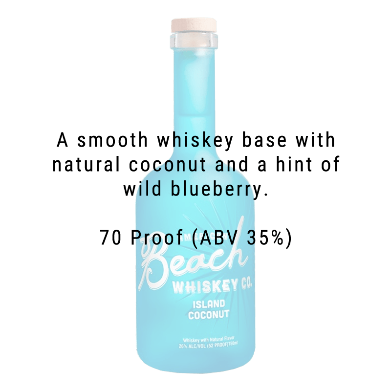 Buy Beach Whiskey Island Coconut Great American Craft Spirits
