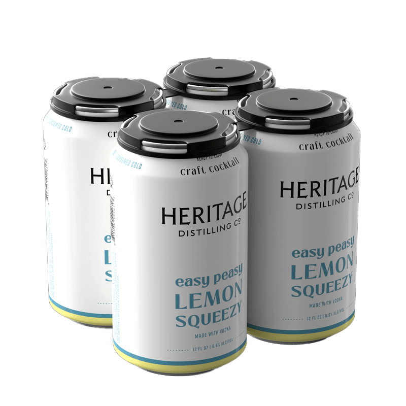 Buy Heritage Distilling Easy Peasy Lemon Squeezy 4 Pack 12.oz Great
