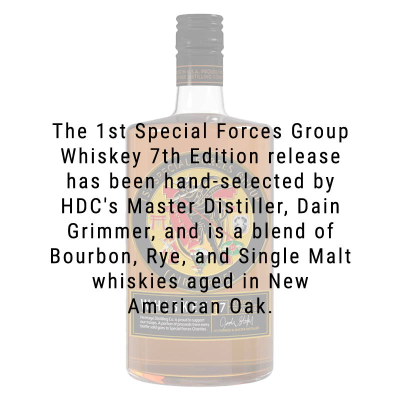 Buy Heritage Distilling 1st Special Forces Group Whiskey