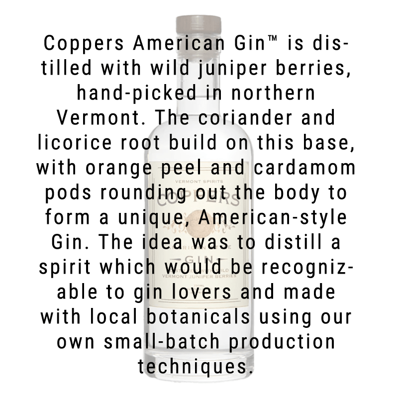 Buy Vermont Spirits Distilling Co. Coppers American Gin 375mL