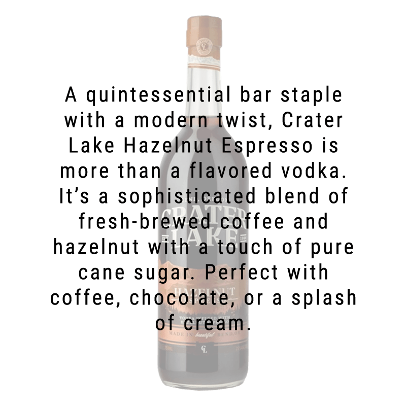 Buy Crater Lake Hazelnut Espresso Vodka | Great American Craft Spirits