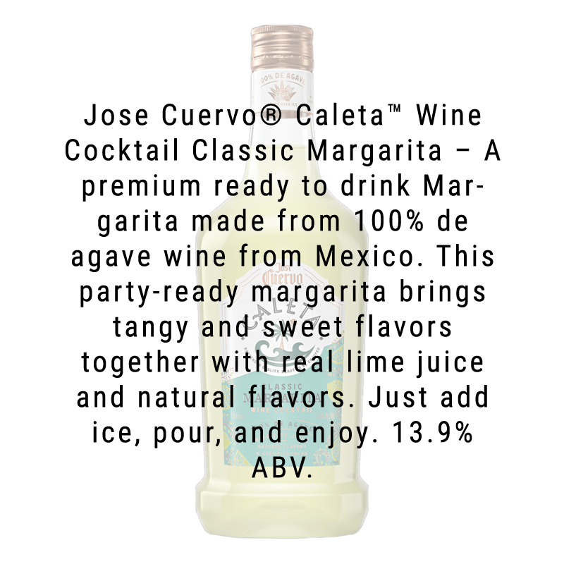 Jose Cuervo Caleta Wine Cocktail Classic Margarita 1.5L | Great