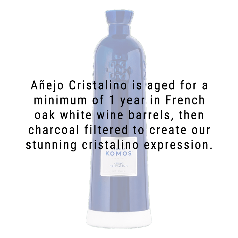 Buy Komos Anejo Cristalino Tequila 375mL| Great American Craft Spirits