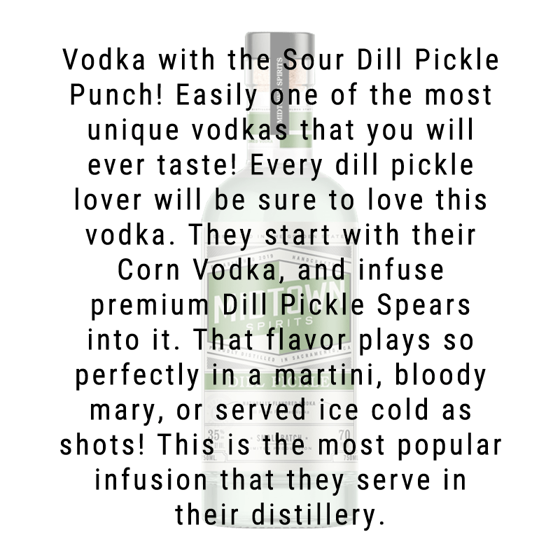 Buy Midtown Spirits Dill Pickle Vodka | Great American Craft Spirits