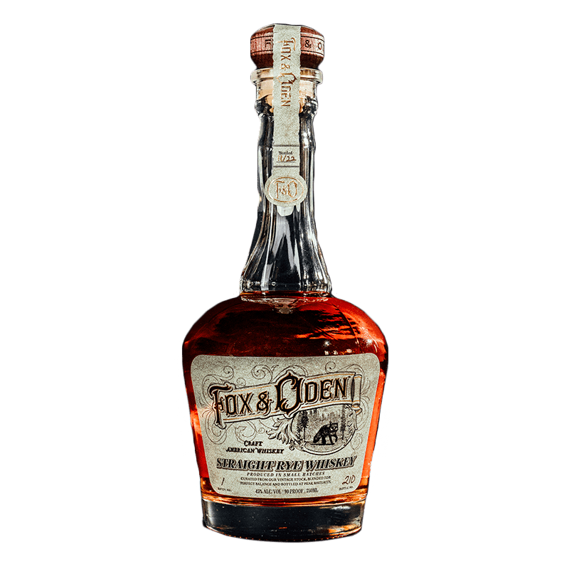 Fox & Oden Straight Rye Whiskey 750mL