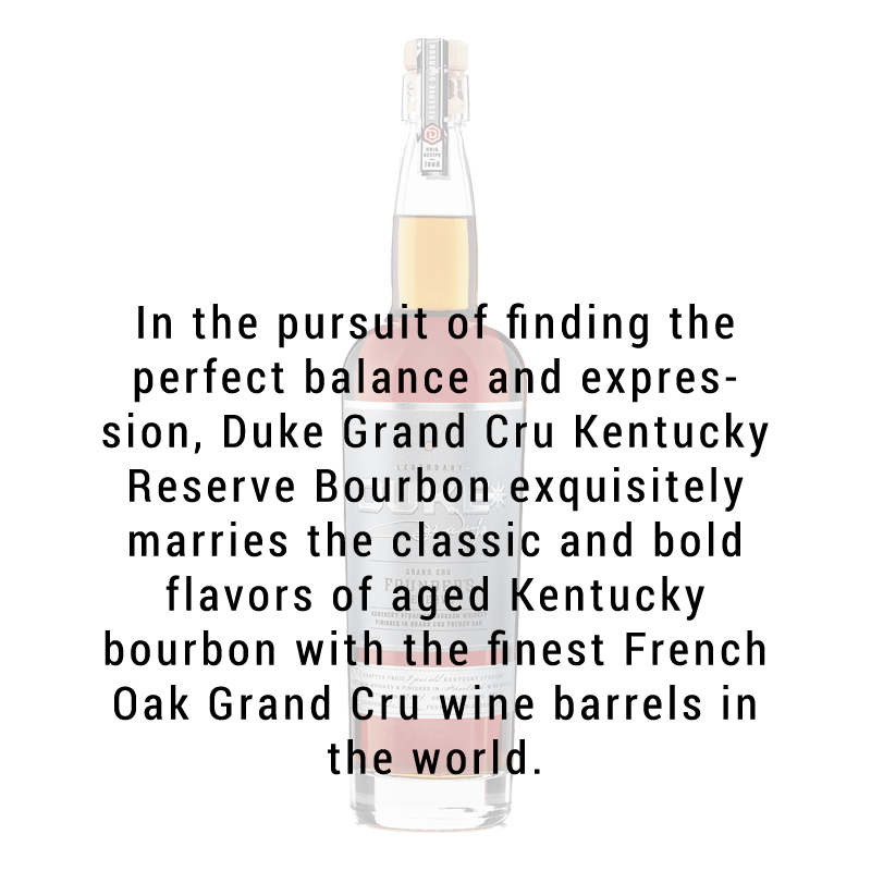 Duke Grand Cru Founders Reserve Bourbon Whiskey 750ml