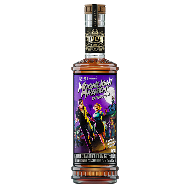 Filmland Spirits Moonlight Mayhem Extended Cut Cask Strength Bourbon Whiskey 750mL