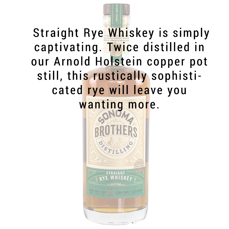 SONOMA RYE-70CL-46.5% ALC.- RYE WHISKEY