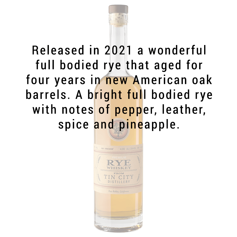 Buy Tin City Distillery Premium Rye | Great American Craft Spirits