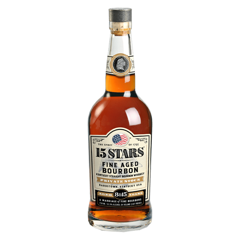 15 Stars 8 & 15 Year Private Stock Kentucky Straight Bourbon