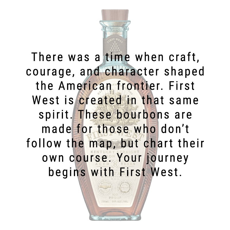 15 Stars First West Extra Aged Bourbon Whiskey 750mL - Great American Craft Spirits