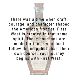 15 Stars First West Extra Aged Bourbon Whiskey 750mL