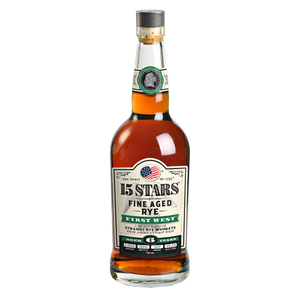 15 Stars First West Kentucky Straight Rye Whiskey BATCH #2 750mL