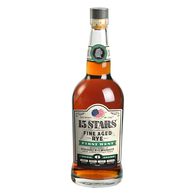 
            
                Load image into Gallery viewer, 15 Stars First West Kentucky Straight Rye Whiskey 750mL
            
        