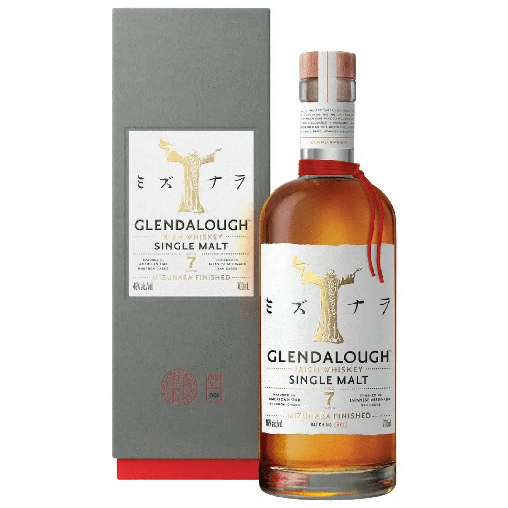 Glendalough 7 Year Single Malt Mizunara Cask Whiskey 750ml