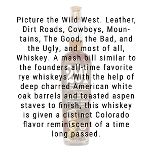 Buy 291 Colorado Whiskey 291 Colorado Rye Whiskey Small Batch | Great ...