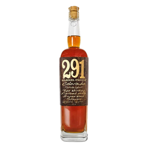 291 Straight Colorado Rye Barrel Proof Whiskey 750mL