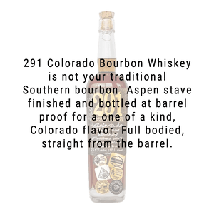 291 Colorado Whiskey Barrel Proof Single Barrel Bourbon Whiskey 750mL