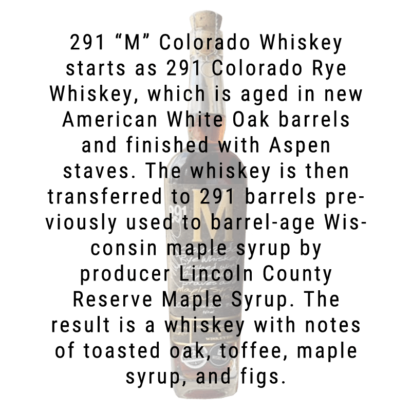 291 M Colorado Rye Whiskey Barrel Select 750mL