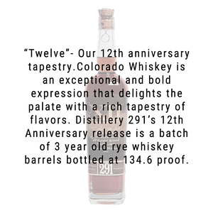 291 XII Anniversary Colorado Whiskey 750mL