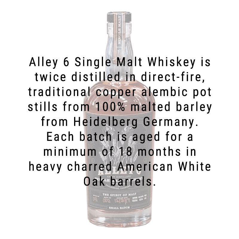 
            
                Load image into Gallery viewer, Alley 6 Single Malt Whiskey 750ml
            
        