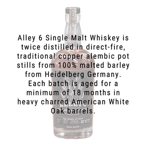 
            
                Load image into Gallery viewer, Alley 6 Single Malt Whiskey 750ml
            
        