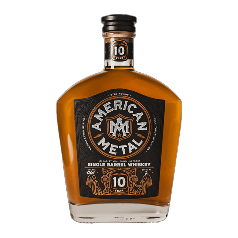 American Metal Single Barrel 10 Year Whiskey 750mL