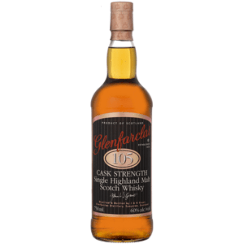 Glenfarclas 105 Cask Strength Malt Scotch Whisky 750ml Bottle - Premium Single Malt Whisky