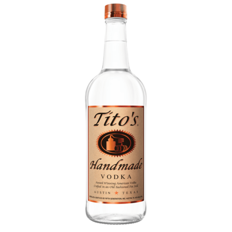 Tito's Handmade Vodka 750ml Bottle – Premium Craft Vodka for Cocktails and Sipping