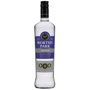 Worthy Park Silver Rum 750ml Bottle - Premium Jamaican White Rum