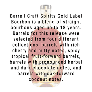 Barrell Craft Spirits Gold Label Bourbon Whiskey 750mL