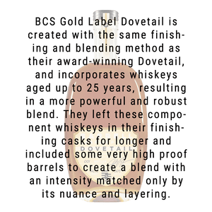 Barrell Craft Spirits Gold Label Dovetail Whiskey 750mL