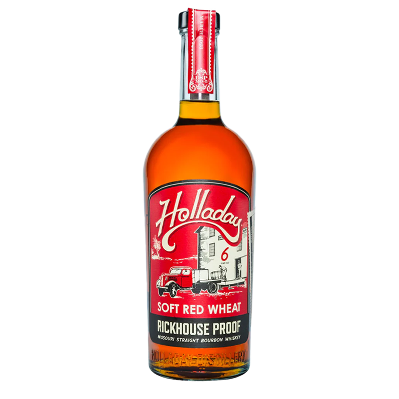 Ben Holladay Soft Red Wheat Rickhouse Proof Straight Bourbon Whiskey 750mL