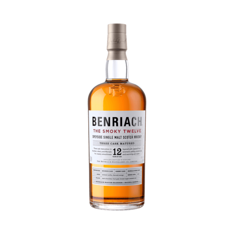 Benriach The Smoky Twelve Speyside Single Malt Scotch Whisky 750mL