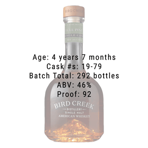 Bird Creek Small Batch Full Pint Whiskey 750mL