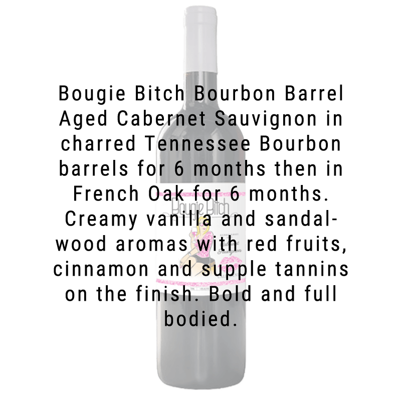 Bougie Bitch Bourbon Barrel Aged Cabernet Sauvignon 750mL