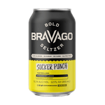 Bravago Sucker Punch (Strawberry Lemon) Hard Seltzer 4-Pack