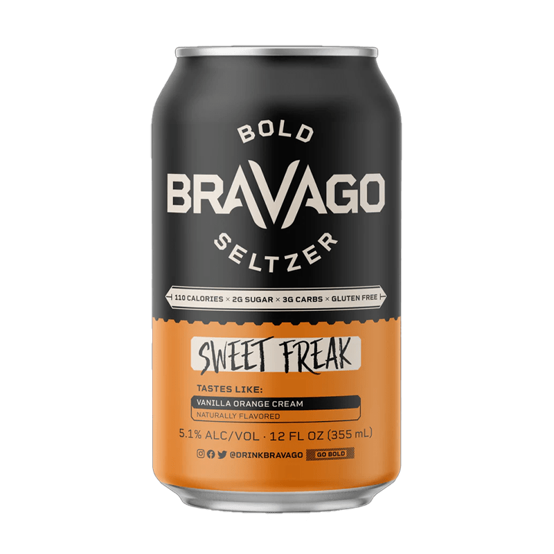 Bravago Sweet Freak (Vanilla Orange Cream) Hard Seltzer 4-Pack