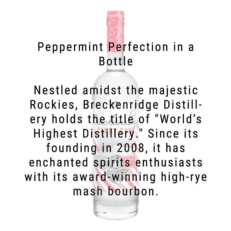 Breckenridge Candy Cane Flavored Vodka 750mL