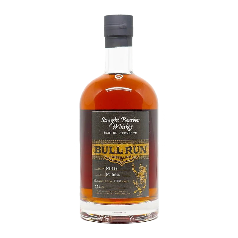 Bull Run Barrel Strength Bourbon Whiskey 750mL