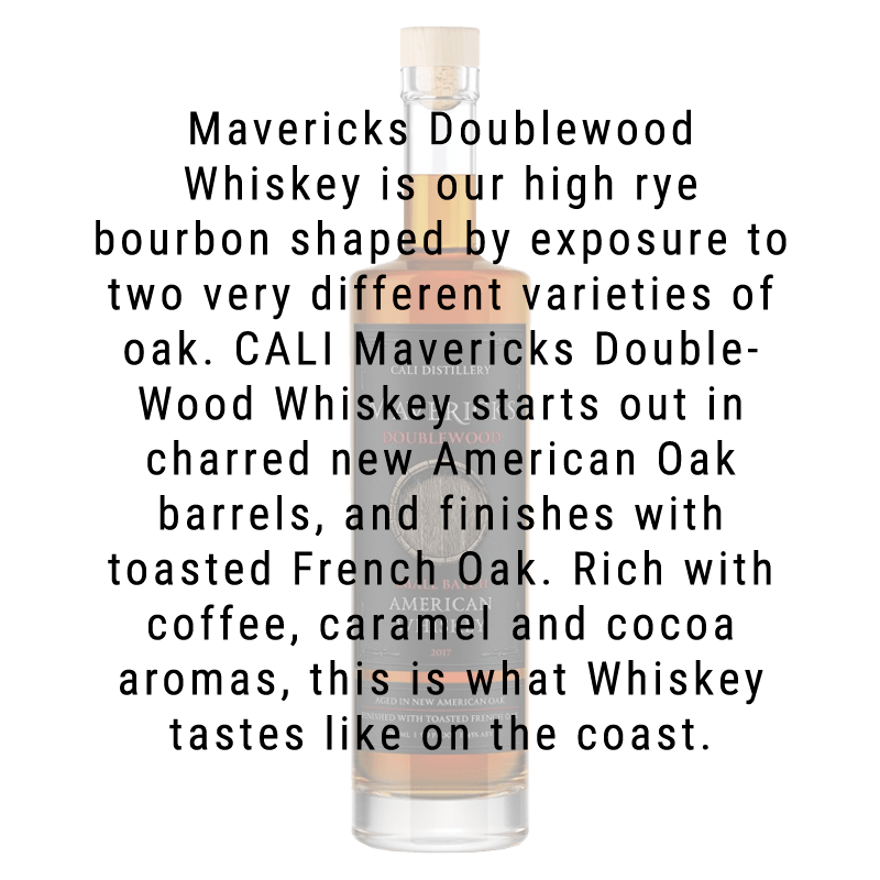 CALI Distillery Mavericks Doublewood Bourbon 750mL