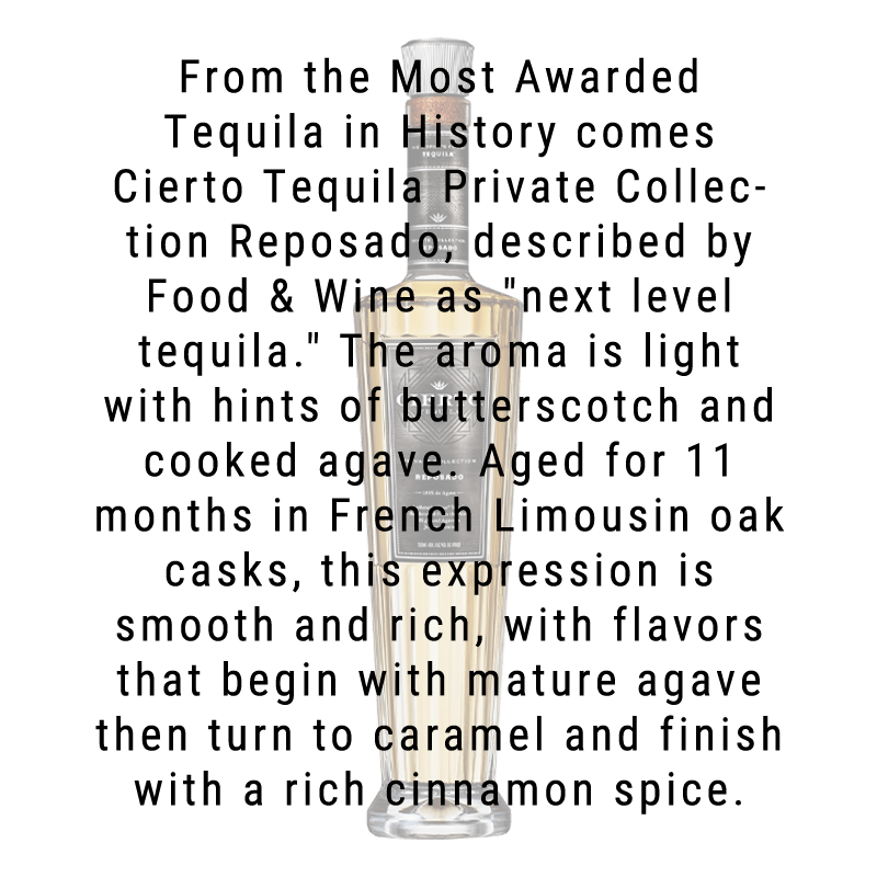 
            
                Load image into Gallery viewer, Cierto Tequila Private Collection Reposado 750mL
            
        