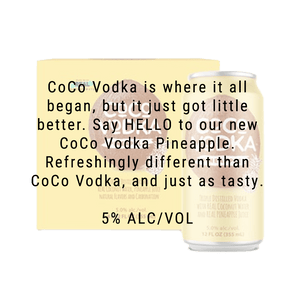 Coco Vodka Pineapple Cocktail 12.oz 4 Pack