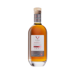 Cognac Park Mizunara 12 Year single cru cognac bottle and box packaging