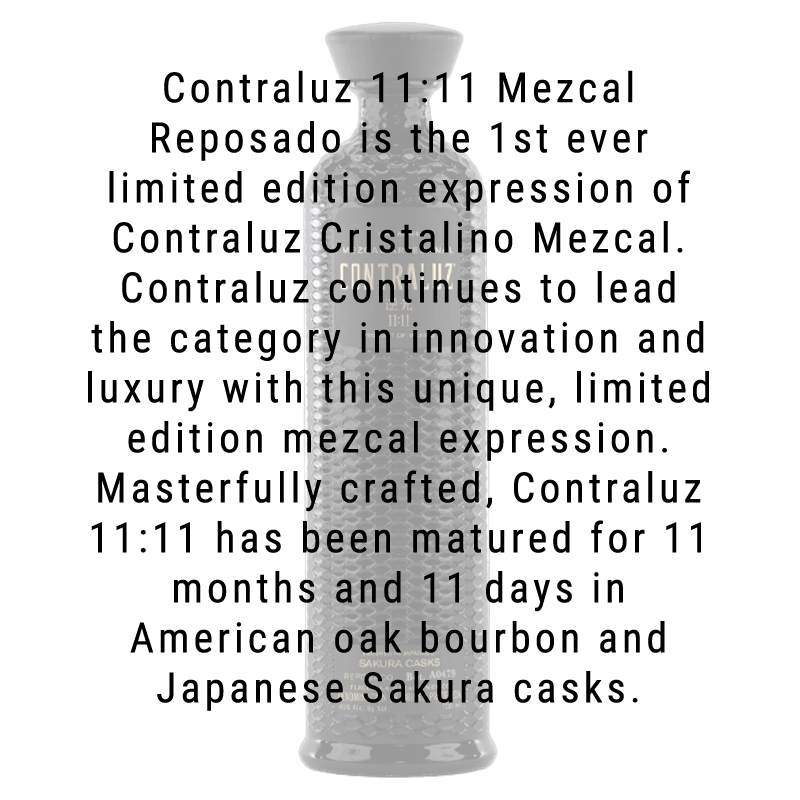 Contraluz 11:11 Mezcal Reposado 750mL