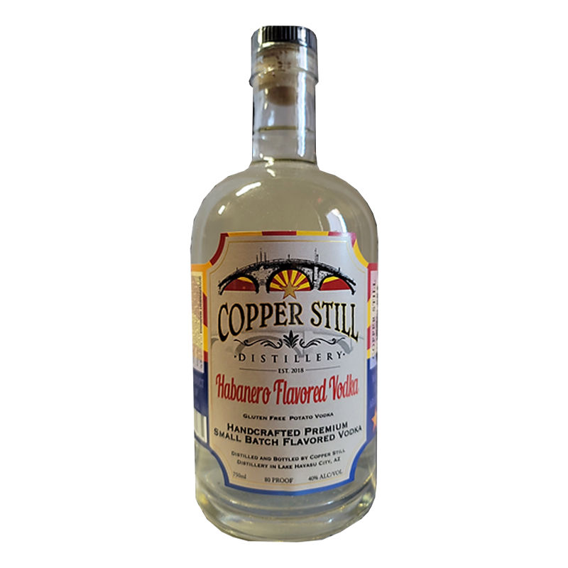 Copper Still Distillery Habanero Flavored Vodka 750mL