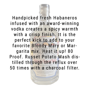 Copper Still Distillery Habanero Flavored Vodka 750mL