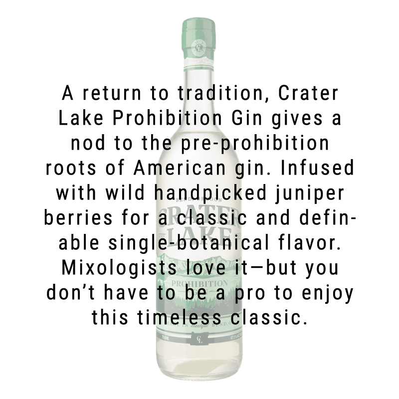 Crater Lake Prohibition Gin 750mL