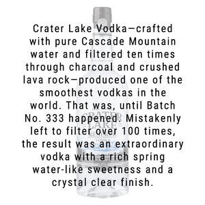 Crater Lake Reserve Vodka 750mL